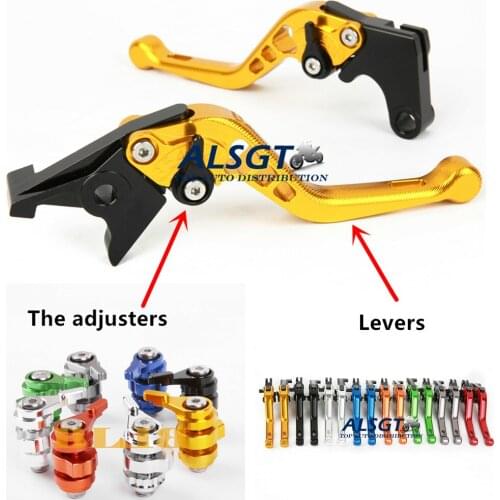 For Suzuki GSXR1000 GSXR600/750 2006-2010 Adjustable CNC Motorcycle 3D Long/ Short Levers Moto Clutch Brake Levers 2 Style