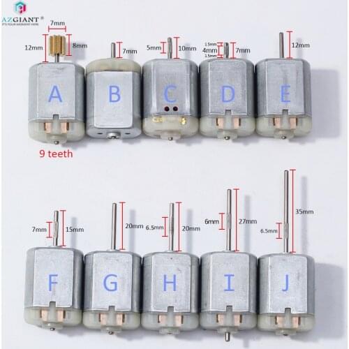 AZGIANT FC280 Car latch Door Lock Motor 12V DC , folding mirror motor, ESL steer ELV lock motor, gas tank motor fuel engine