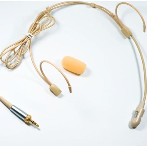 Hypercardioid Directivity Headset Microphone Mic For Sennheiser EW 100 300 500 G1 2 3 Wireless Interview Speech Sing Recording