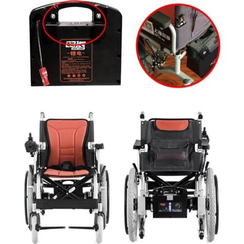 24V 35Ah Lithium Ion Battery for Electric Scooter Ebike Electric Wheelchair Power Wheelchair UPS+3A Charger