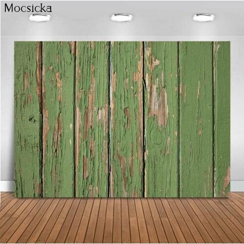 Mocsicka Wood Plank Theme Background Cyan Texture Plank Photo Background Decoration Baby Shower Photography Background Banner