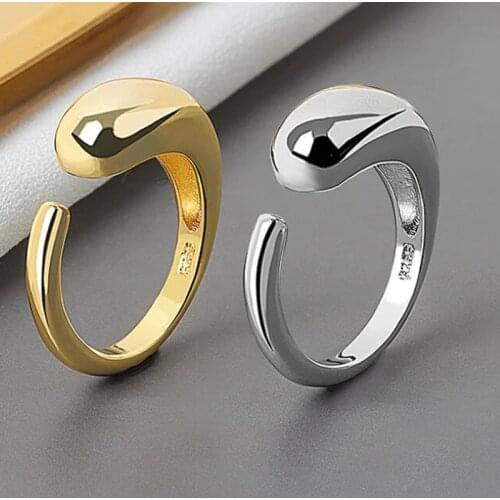 2021 New Punk Exaggerated Snake Cocktail Ring Fashion Personalise Luster Stereoscopic Opening Adjustable Ring Jewelry for Women