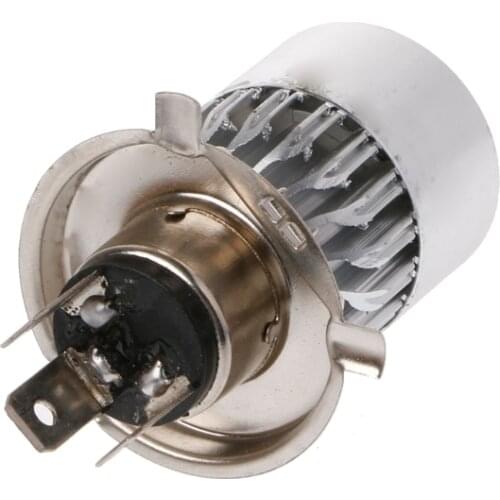 DC 12-80V H4 3 LED Motorcycle Headlight Bulb Hi/Lo Scooter Lamp ATV Fog Light E7CA