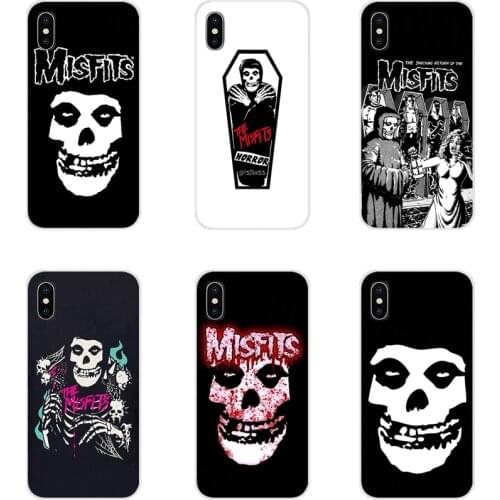 For Apple iPhone X XR XS 11Pro MAX 4S 5S 5C SE 6S 7 8 Plus ipod touch 5 6 TPU Transparent Bag Case Hybrid The Misfits Jerry Only