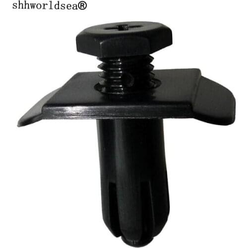 Shhworldsea 100pcs car clip and fastener bumper cover retainer for ford probe for mazda MX6 for ford free shipping