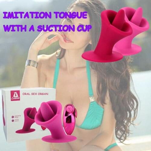 Nipple Sucker Tongue Vibrator 10 Frequency Remote Control Charging Breast Enlarge Massager Clitoris StimulatorOral Sex Device 40