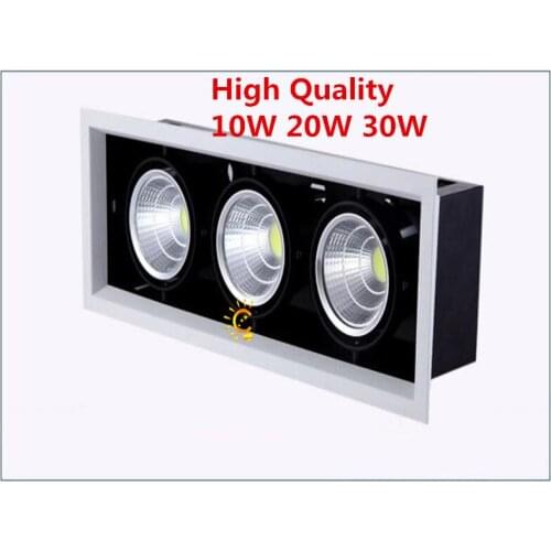 Super Bright Surface Mounted square LED Downlight COB 10W 20W 30W LED Spot light LED Rotation Ceiling Lamp AC110V 220V 220V