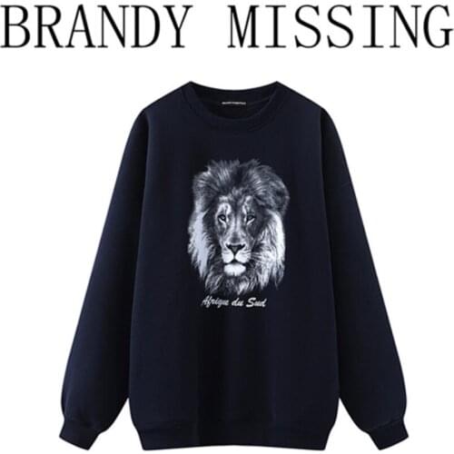 Oversize Girls Soft Cotton Vintage Sweatshirts 2021 Spring-autumn Office Ladies Fleece Pullovers Loose Women O Neck Outerwear