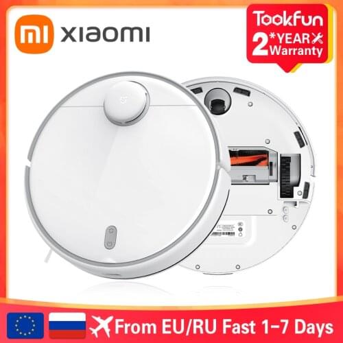 XIAOMI MIJIA Robot Vacuum Mop 2 Sweeping Cleaner Washing Vibration Mopping 2800PA Cyclone Suction 99.9% Antibacterial Smart Plan