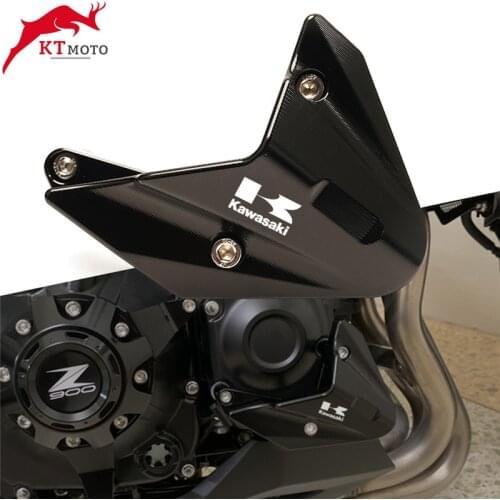 For KAWASAKI VERSYS 1000SE Z900 Z1000 Z1000R Motorcycle Engine Guard CNC Aluminum Engine Slider Protector With logo "KAWASAKI"
