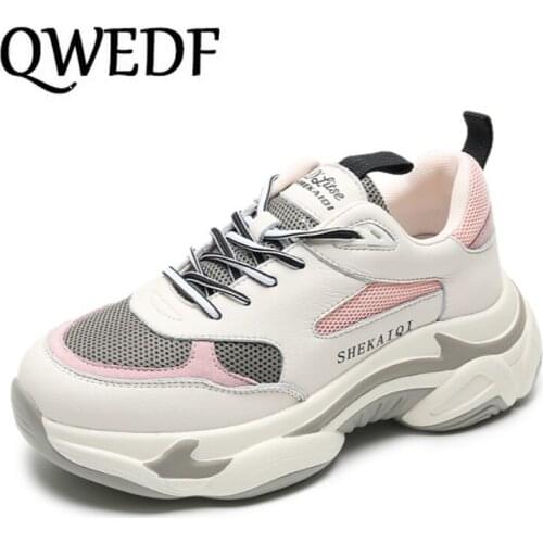 Women Shoes New Chunky Sneakers For Women Vulcanize Shoes Casual Fashion Shoes Platform Sneakers Basket Femme Krasovki X8-28