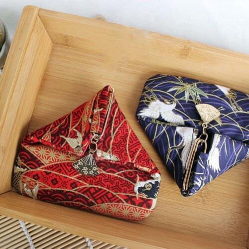 Women Girls Pattern Coin Purse Mini Pouch Portable Triangular Purse A66