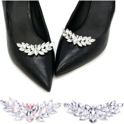 1pc Fashion Women Shoe Buckle Shoe Clip Rhinestone DIY Charms Women Wedding Shoe Clip