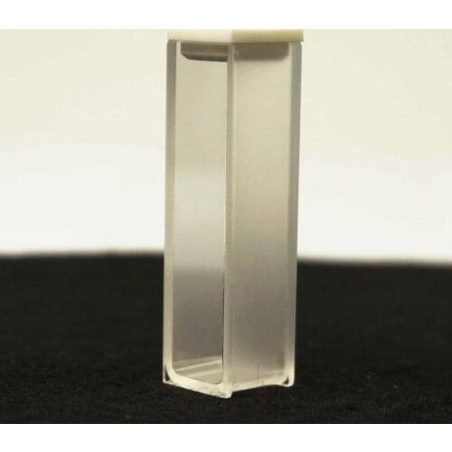 2Pcs 10mm Path Length JGS1 Standard Quartz Cuvette Cell With Lid, Cuvette Cell For Spectrophotometers