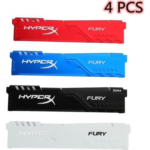 4 Pcs DDR1 DDR2 DDR3 DDR4 Desktop Memory PC ram Heat Dissipation Heatsink Radiator Cooling Heat Sink Cooler