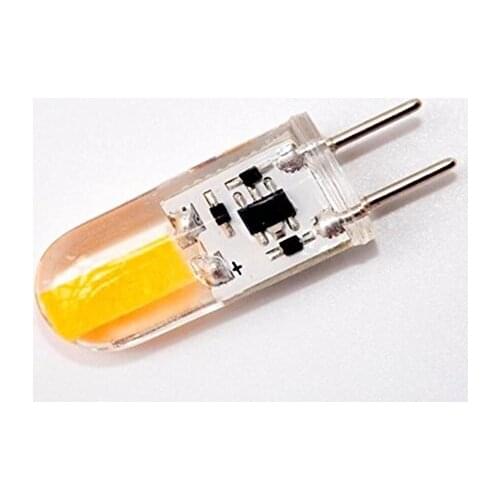 5PCS GY6.35 Pin Silicone COB LED Crystal Spotlight Bulb ,Dimmable led corn crystal chandelier Bulb AC/DC 12V Energy Saving