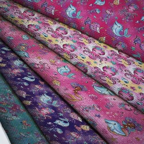 50cm*140cm Flower Printed Printed Bullet Texture Liverpool Fabric For clothing Stretch Knit Fabric For Hair Band L18719