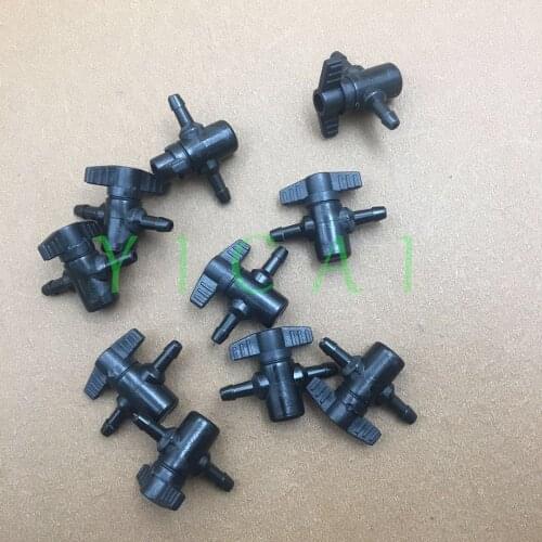 8PCS Ciss ink system manual valve two way 2 ways for Mimaki Mutoh Roland Xenons Liyu Yaselan Thunderjet printer ink tube switch