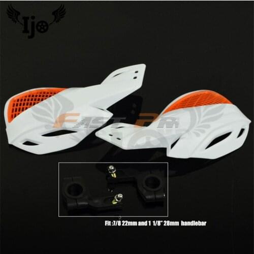 White 7/8'' 22mm 28mm moto hand shiled for honda suzuki yamaha KTM motocross racing motorbike handguard motorcycle protection