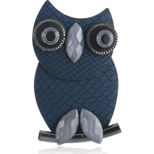 Owl Brooch Pins Badge Lapel Pins Brooches Leather Lightweight Jewelry Accessories Cloth Decoration Brooch