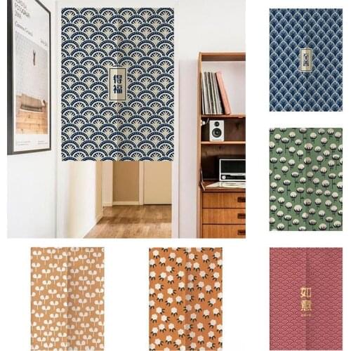 Geomantic Household Bedroom Decorative Door Curtain Japanese Kitchen Partition Curtain Toilet Half Curtain