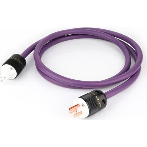 Hifi audio OFC Power cable with us version power plug hi-end AC mains audio power cable