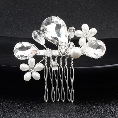 Hand-made design fashion side hair comb bridal wedding headwear ornament jewelry accessories