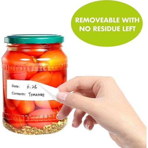 YYSD 500pcs Kitchen Stickers Refrigerator Freezer Food Storage Date Content Labels for Container Bag Jar Packing