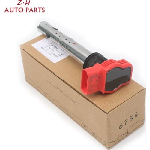 NEW Red Ignition Coil Pack 06E 905 115 E For Porsche Cayenne VW Volkswagen Touareg Audi Audi A4 A5 A6 Quattro Q5 Q7 R8 S4 UF-529