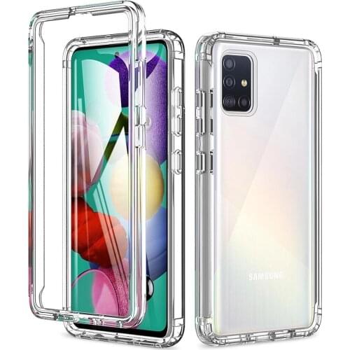 For Samsung Galaxy A52 A72 S20 FE S10 S21 Plus Ultra A51 A71 5G /4G Luxury Crystal Transparent Shockproof Protect Cover Case
