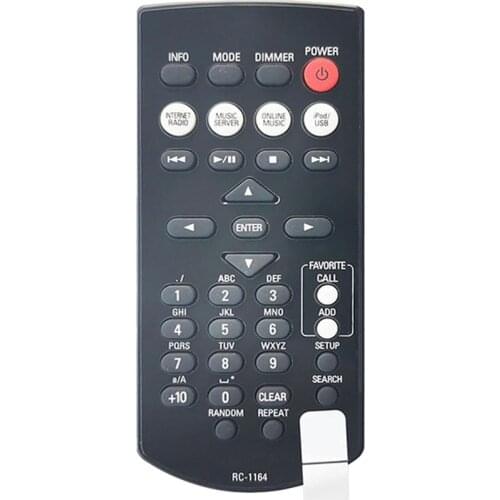 New Remote Control Suitable for Denon Network Player RC-1164 DNPF109 Controller