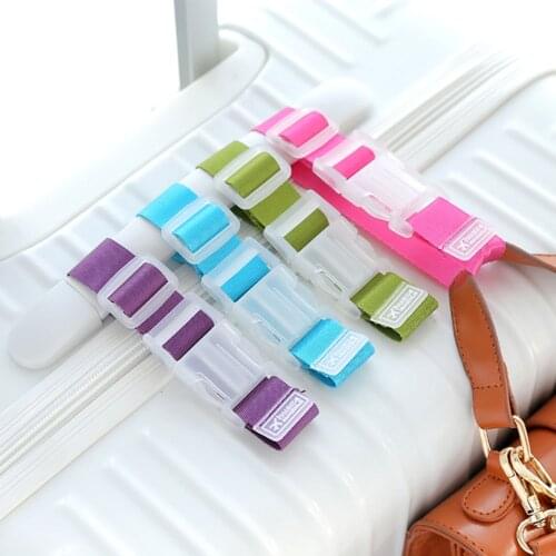 Adjustable Nylon Luggage Straps Luggage Accessories Hanging Buckle Straps Suitcase Bag Straps Belt
