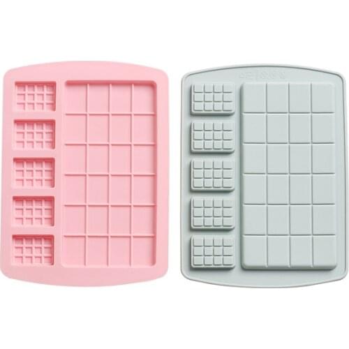 Silicone Bakeware Big Mini Waffles Pan Cake Pudding Candy Chocolate Mold Tray DIY Baking Kitchen Baking Cake Decorating Tools