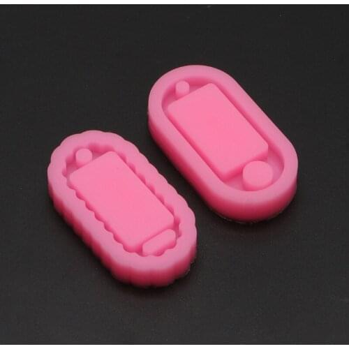 Key Tags Silicone Mold Labels ID Tag Keychain Resin Casting Mold Key Identifier Rings Epoxy Resin Mold DIY Art Crafts T84A