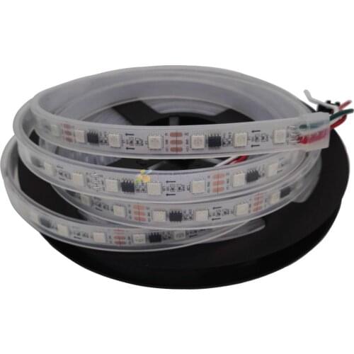 5m WS2811 Pixels Led strip 5050 SMD RGB Cool White Warm White Addressable Strip 30/60 leds/m 1 ic control 3 Leds DC12V