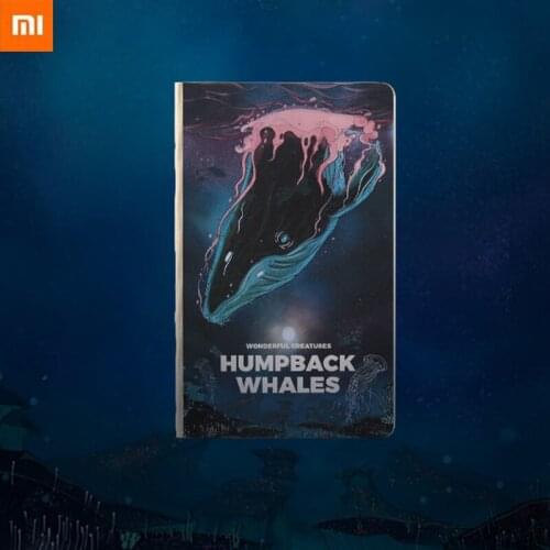 Xiaomi wonderful Biology Series AR notebook humpback whale account book Ocean Whale record creative gift