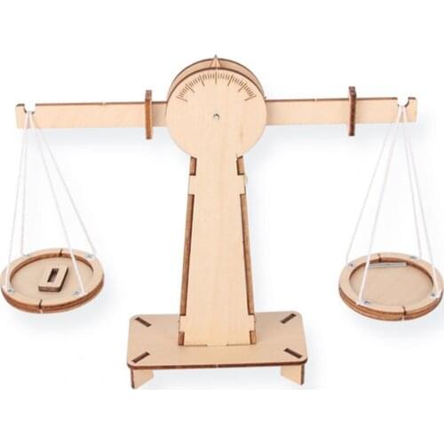 1set New DIY Montessori Educational Wooden Balancing Scale Math Learning Game Board Toys for Kids Learn Add Subtract Model Kits