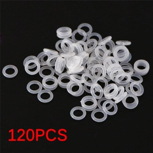 120pcs/bag white Dampeners for Keyboard Dampers Keycaps Replace Part Silicone Rubber O-Ring Switch