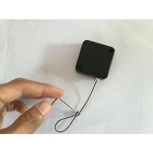 50 Peces High Quality Anti Theft Recoiler Security Pull Box With 1.5 Meter Long Security Cable