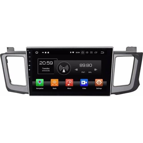 Octa Core 10.1 inch 8 core Android 9.0 Car Radio DVD player GPS for Toyota RAV4 2013-2015 64G NAVIGATION 4GB RAM navigation