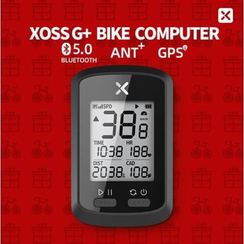 XOSS G Plus Bicycle GPS Odometer Wireless Bike Computer ANT+ Cadence Sensor Heart Rate Chest Strap Bluetooth Cycling Speedometer