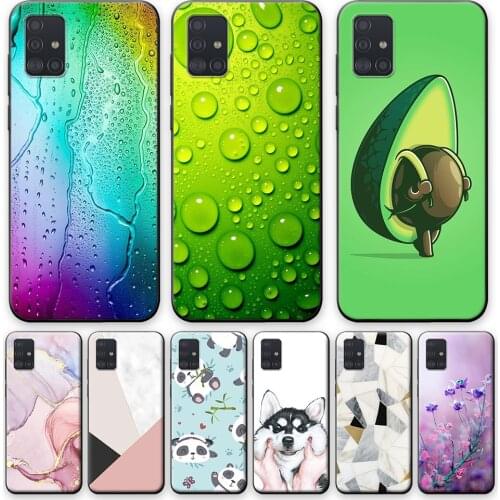 For Samsung Galaxy A71 4G Case Phone Back Cover For Samsung A71 Case 4G 6.7 inch Avocado Silicone Phone Case For Samsung A71 4G