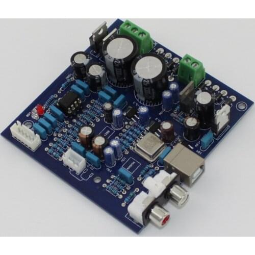AC12/15W PCM2706 + CS4398 Digital audio amplifier USB DAC decoding board / PCM2706 USB decoder board