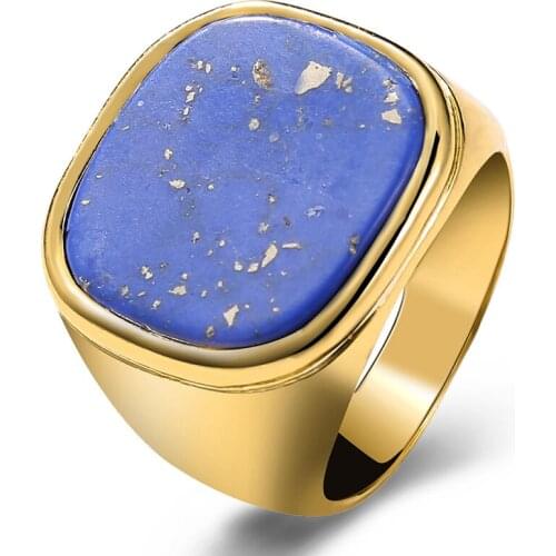 Colorful Geometric Square Enamel Thick Rings for Women Vintage Gold Color Alloy Finger Rings Punk Rock Lucky Jewelry Gift