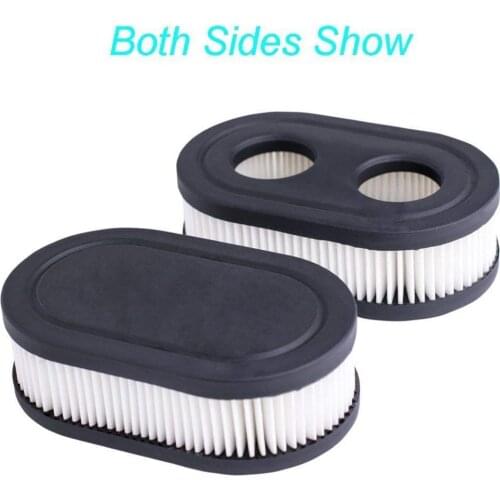 2pcs 798452 Lawn Mower Air Intake Filter Cartridge Cleaner Replacement For Briggs & Stratton 550E-550EX Series