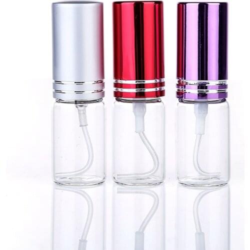 Nbyaic 5Pcs hot sale mini color perfume sub-bottle spray bottle small bottle essential oil bottle 5ml 10ml spot