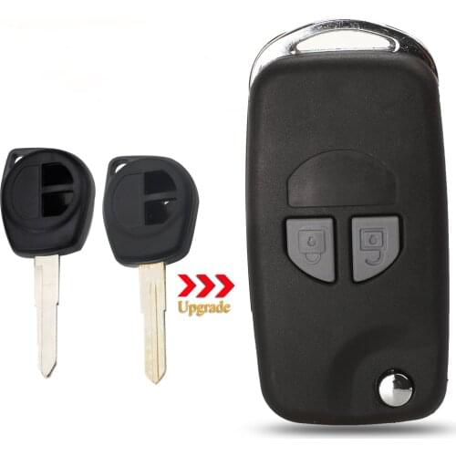 Kutery 2 Buttons Replacement Modified Flip folding Remote Car Key Shell Case For Suzuki SX4 Swift HU87/SZ11 Blade Option