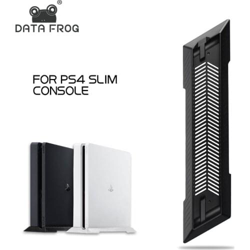 DATA FROG Vertical Stand Dock Mount Supporter Base Holder Cradle For PS4 Slim Cooling Protection For PS4 Slim Console Accessorie