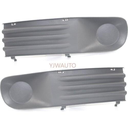 Fog Light Cover For Volkswagen VW T5 2003~2009 Fog Light Cover Vent Car Grille Auto Front Lower Bumper Driving Fog Lamp Cover