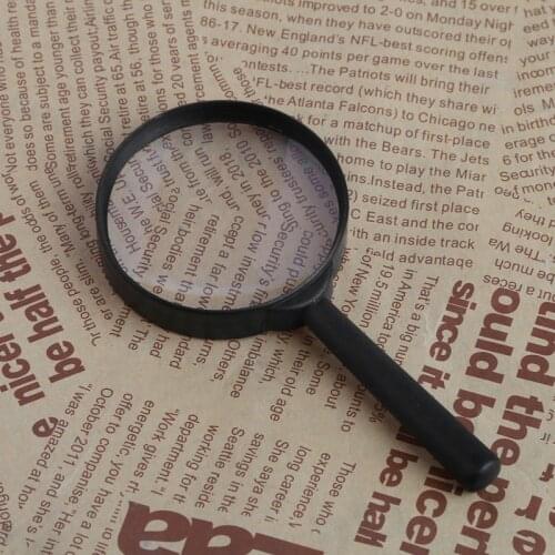 Magnifier 60mm Hand Held 5X Magnifying Loupe Reading Glass Lens 62KC